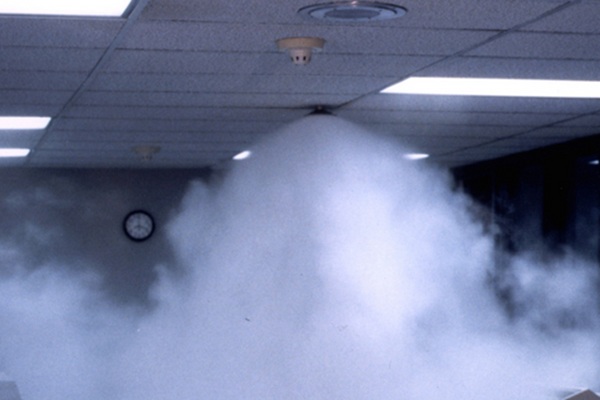 halon discharge