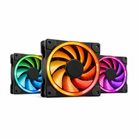 AI generated image: Black Fans with RGB