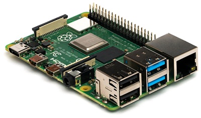 Stock Product Photo: Raspberry Pi 4B